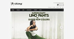 Desktop Screenshot of chimpwear.com